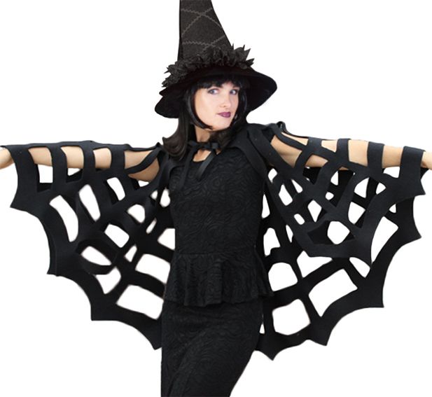 Spinnen cape Halloween