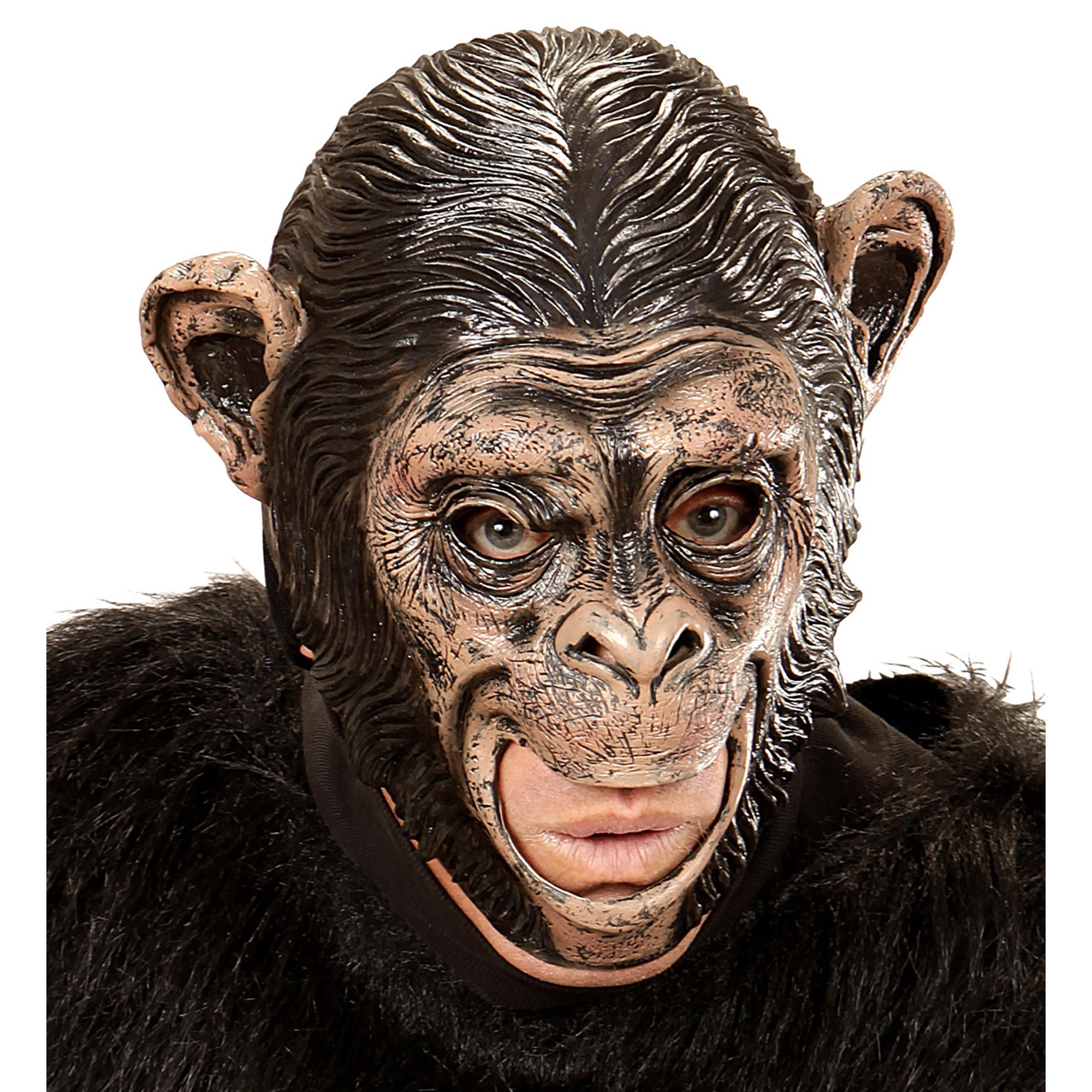 Masker Chimpansee Met Open Mond | One Size