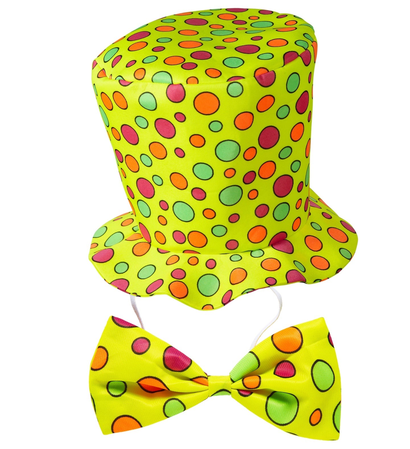 Widmann - Clown & Nar Kostuum - Sunny De Zonnige Clown Set - geel - Carnavalskleding - Verkleedkleding