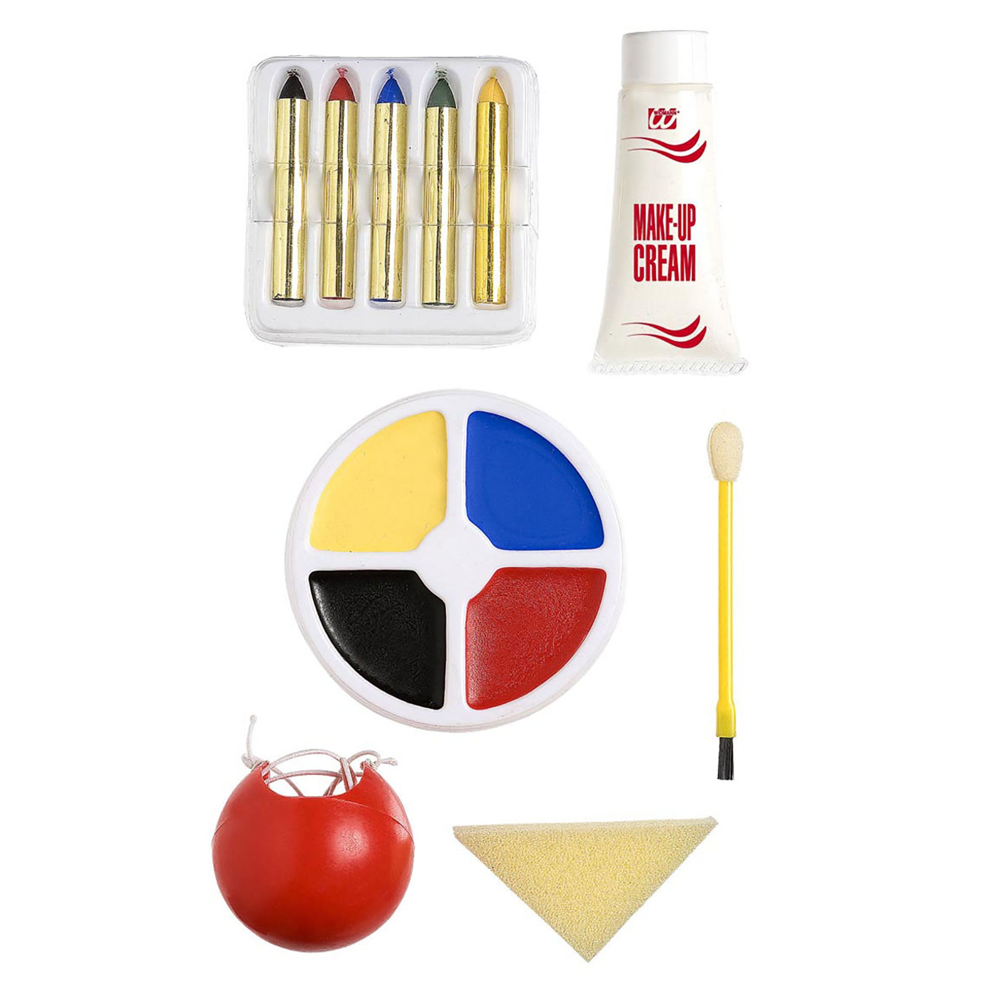 Clowns make-up set voor carnaval