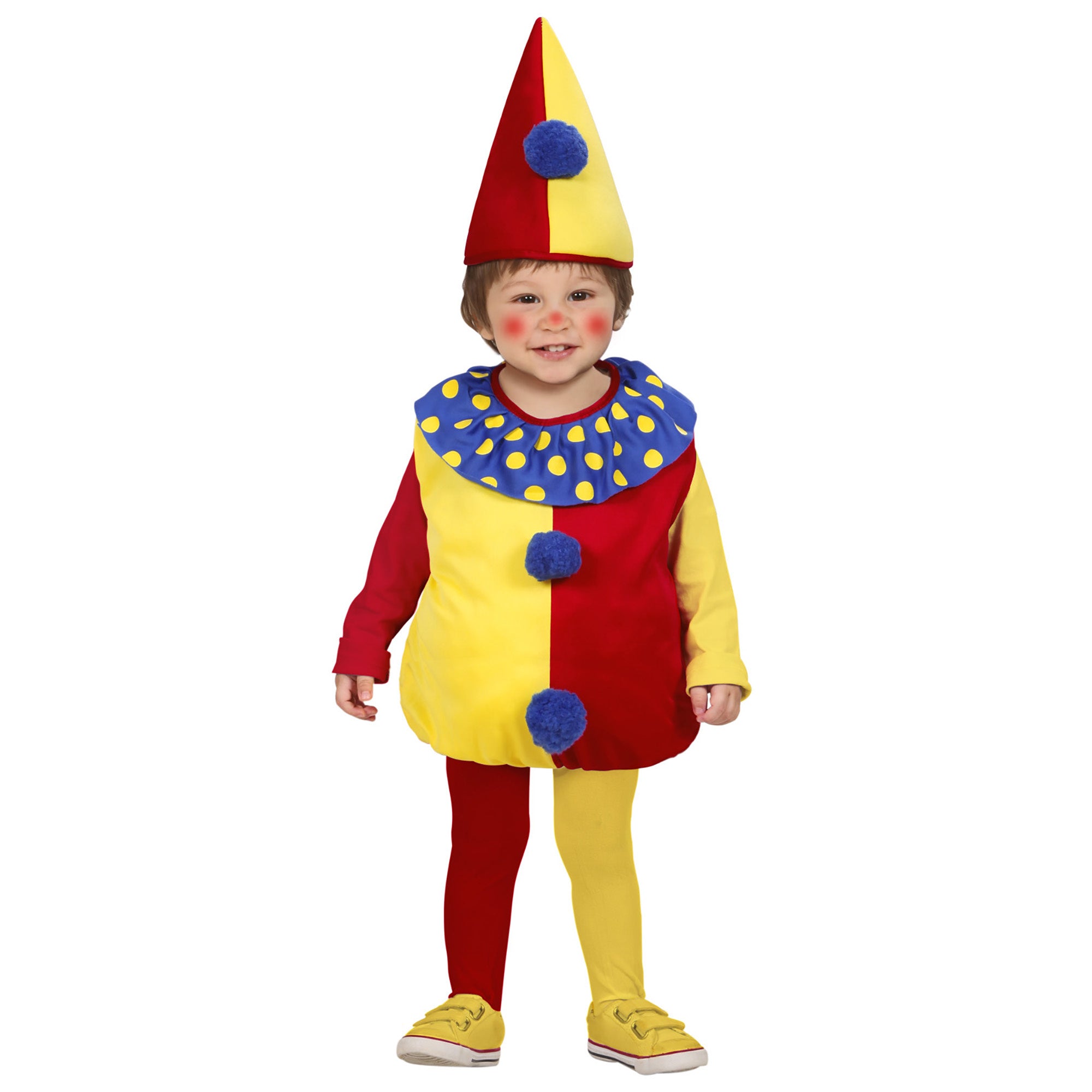 Leuk clown pak voor kinderen - Verkleedkleding - 86/92