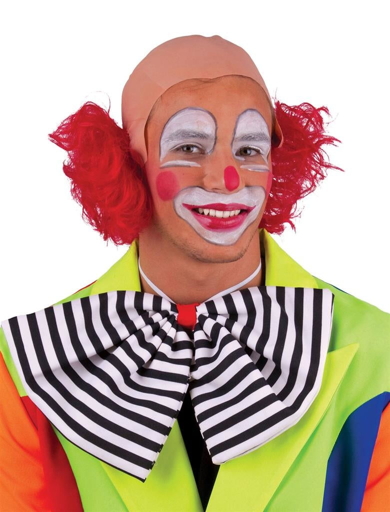 Leuke clownspruik Kletskop rood