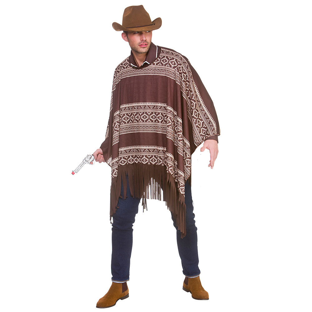 Cowboy poncho kostuum Kees-M/L