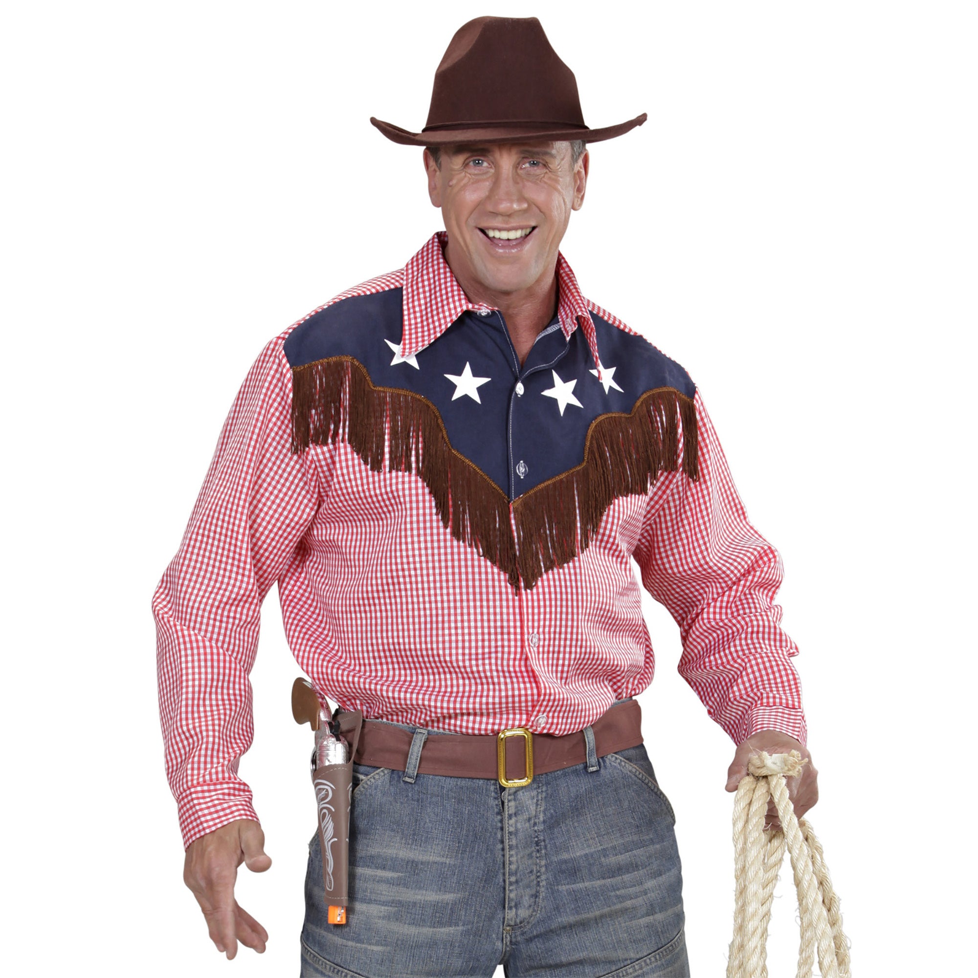 Carnavalskleding: Ruige cowboy-shirts