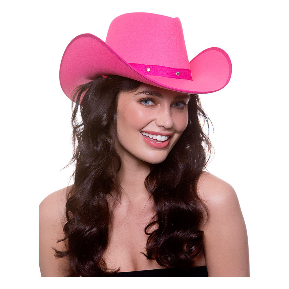 Mooie Texcaanse cowboyhoed in hot pink