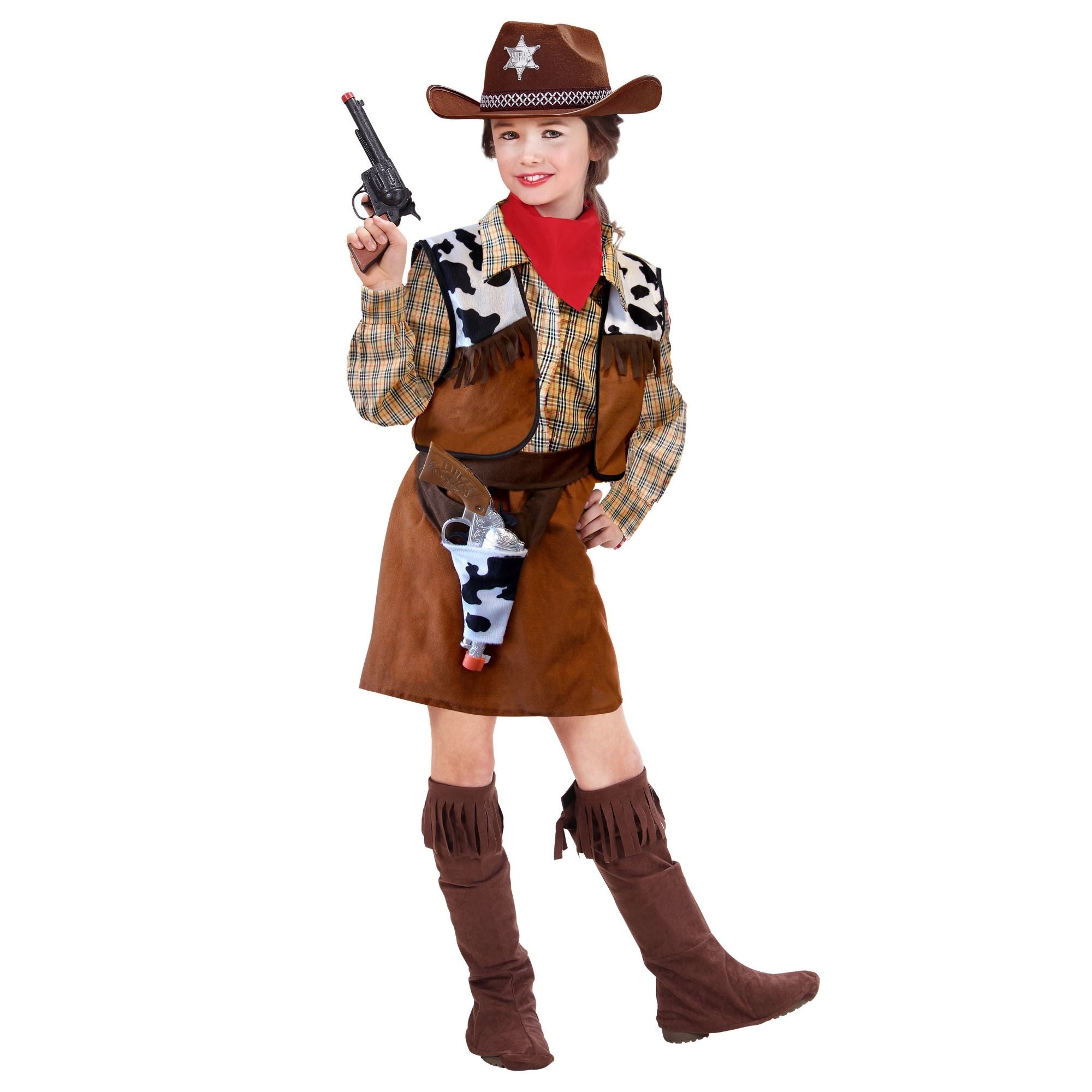 Verkleedkleding kinderen: Cowgirl Western