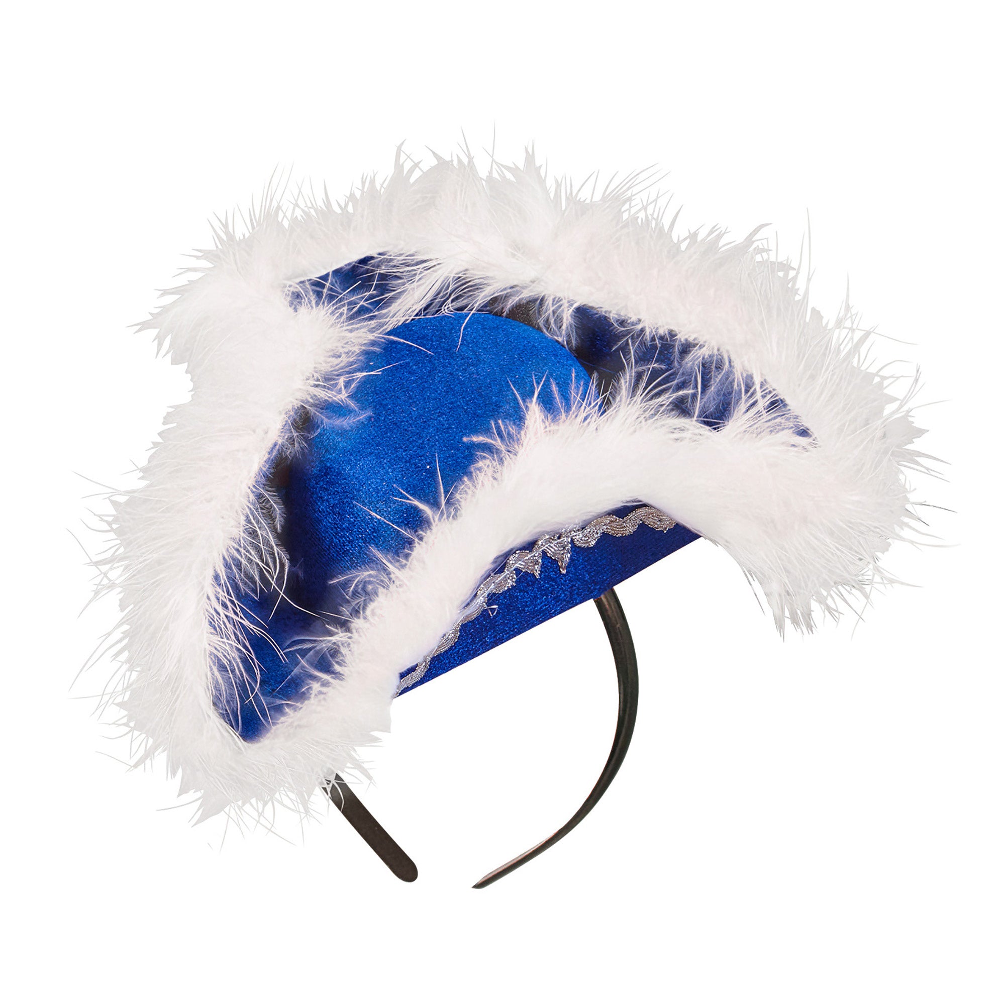 Diadeem dansmarietje blauw