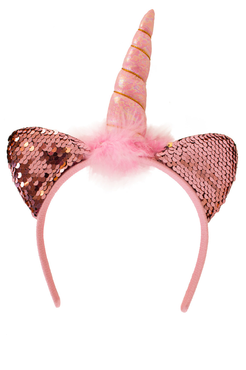 Diadeem Eenhoorn glitter roze