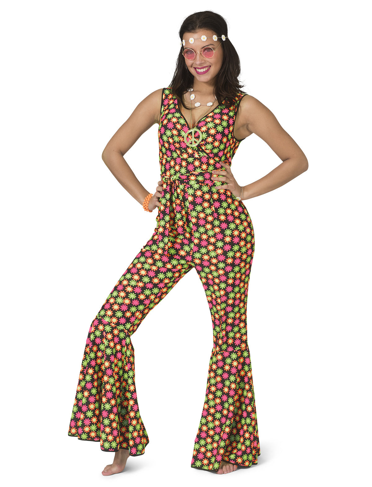 Hippie Jumpsuit Gebloemd Dames