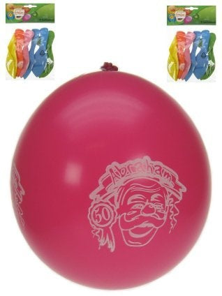 Feestballon abraham per 8 32cm/11inch