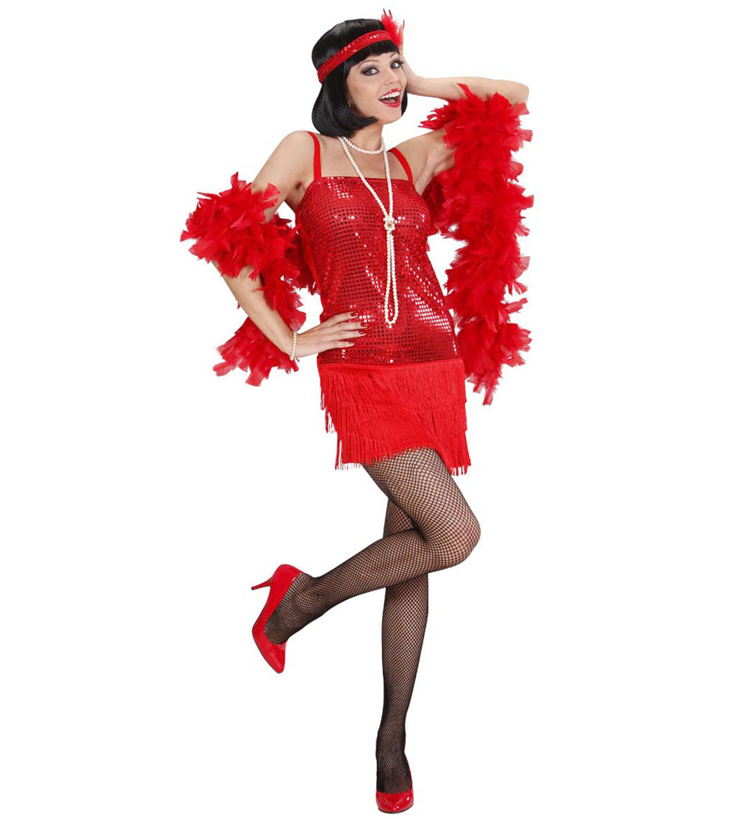 Flapper Jurk Rood | L