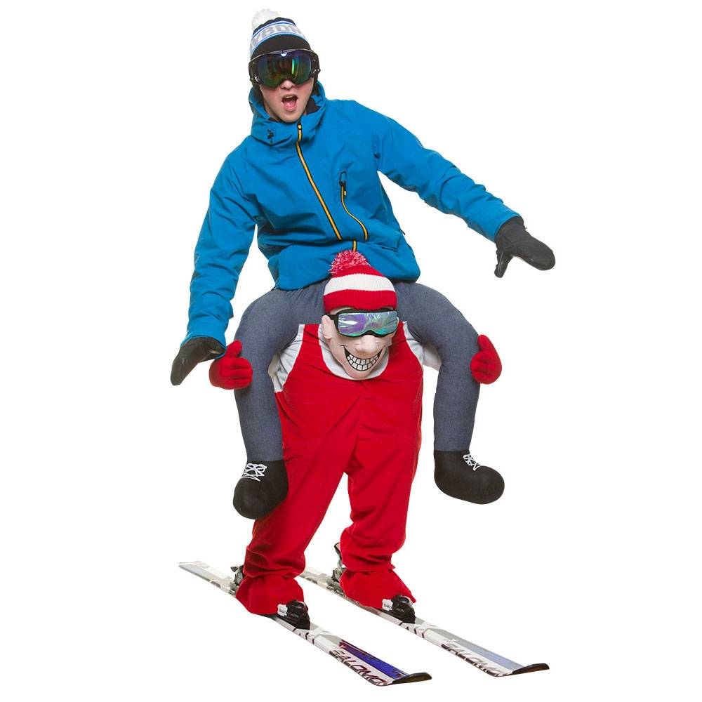 Origineel gedragen door skiër pak-M/L