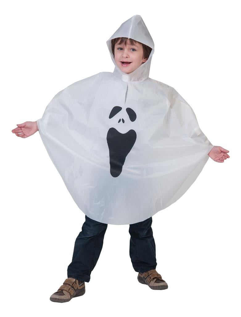 ESPA - Halloween spook poncho voor kinderen - 116 (6-7 jaar) - Kinderkostuums