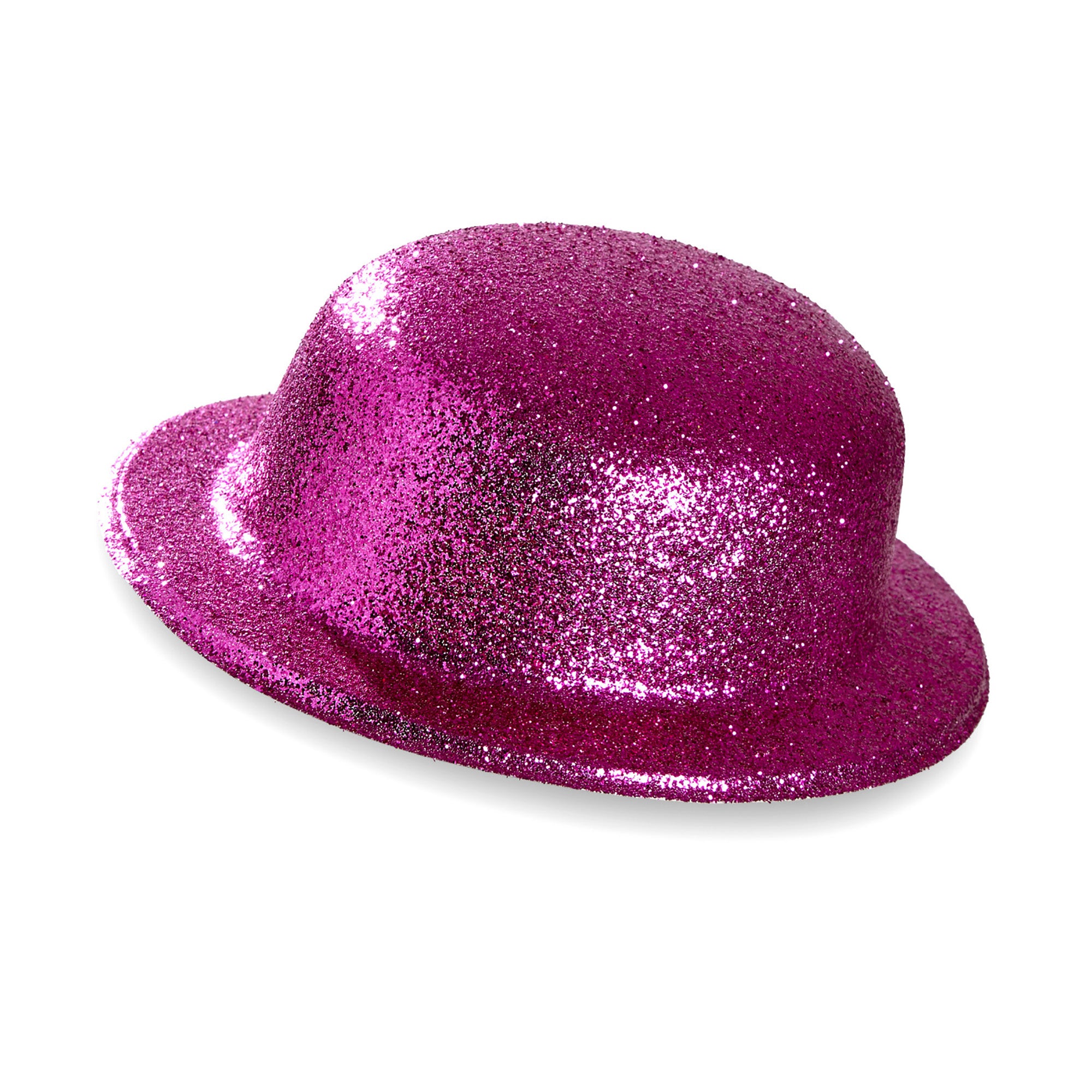 Widmann -Showmaster Glitter Bolhoed, Roze - roze - Carnavalskleding - Verkleedkleding