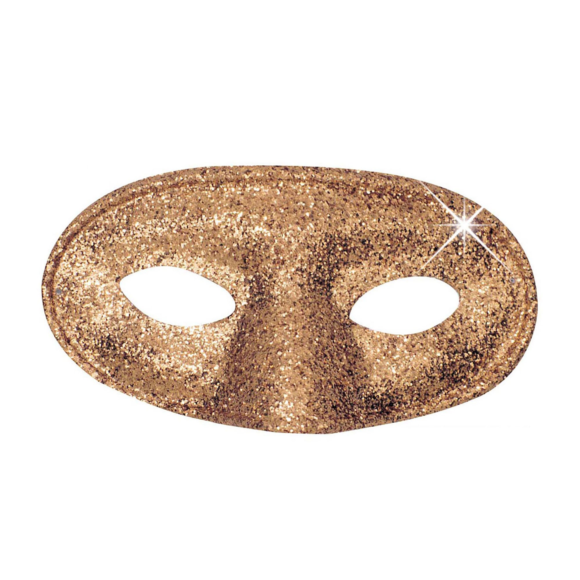 Gouden oogmasker glitters en pixels