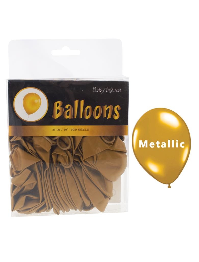 Mooie gouden metallic ballonnen 40st