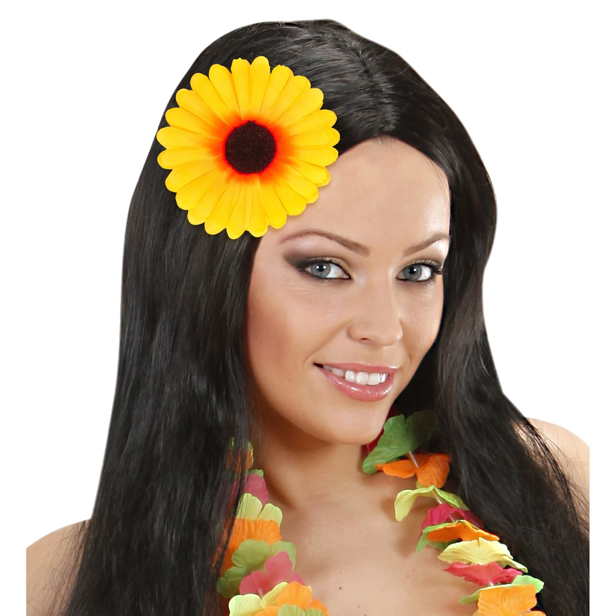 Hawaii haarclip zonnebloem