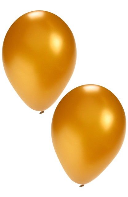 Ballon 50 x goud nr 12