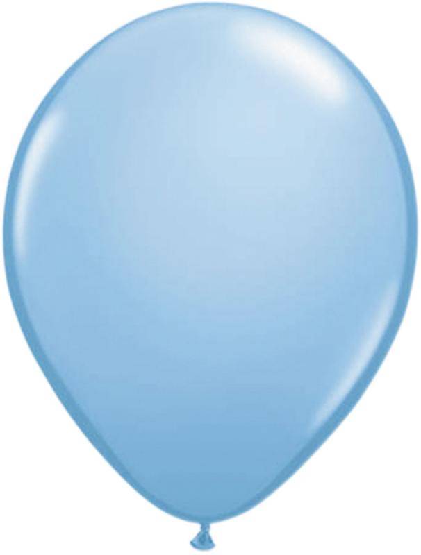 Ballons helium licht blauw/ sky blue