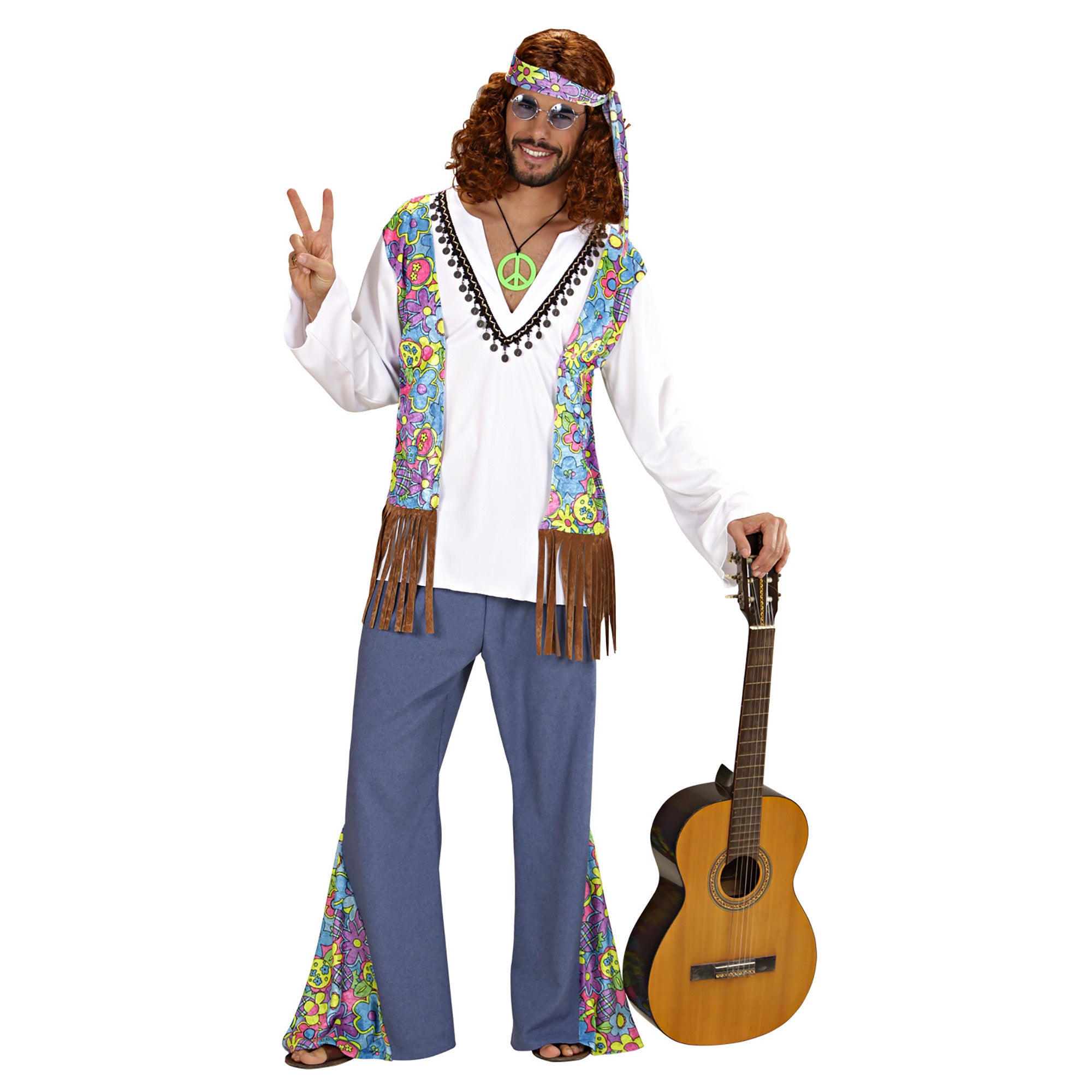 "Hippie kostuum voor heren  - Verkleedkleding - Large"