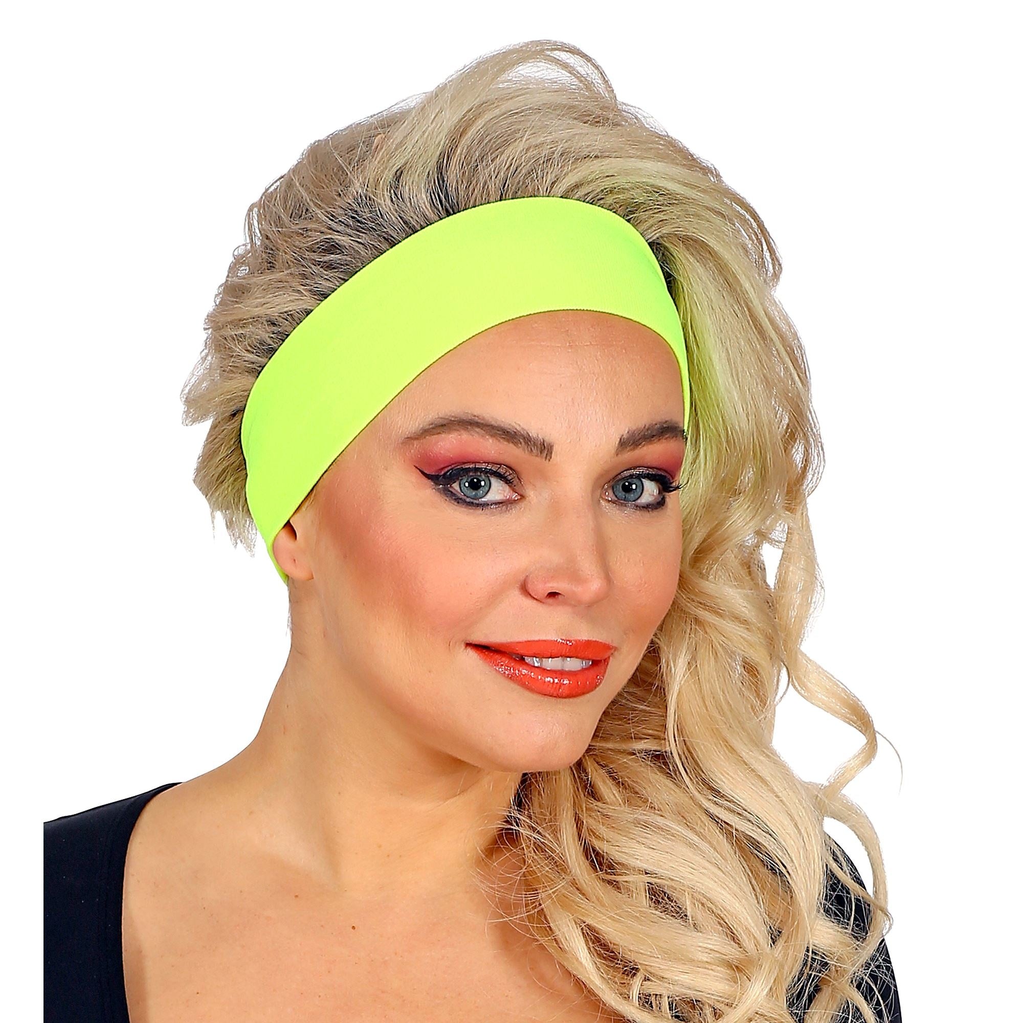 Neon gele hoofdband