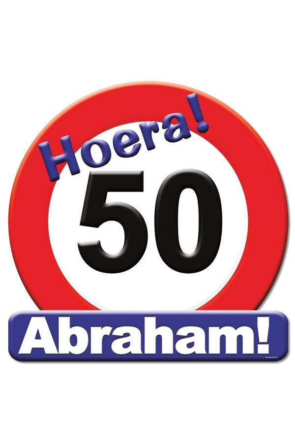 Leuke huldeschild hoera 50 jaar