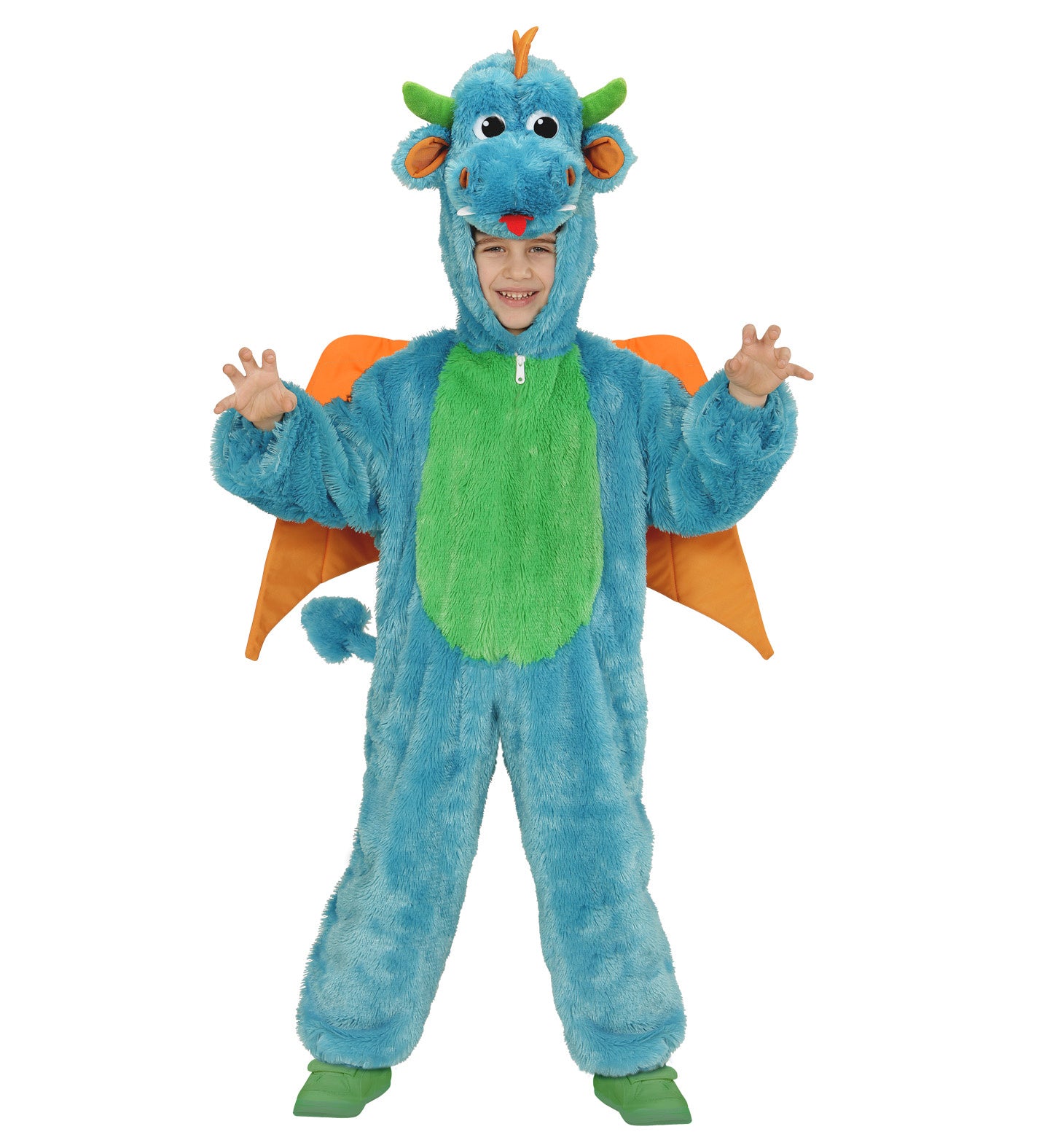 Stoere jumpsuit draak Winnie om mee te knuffelen