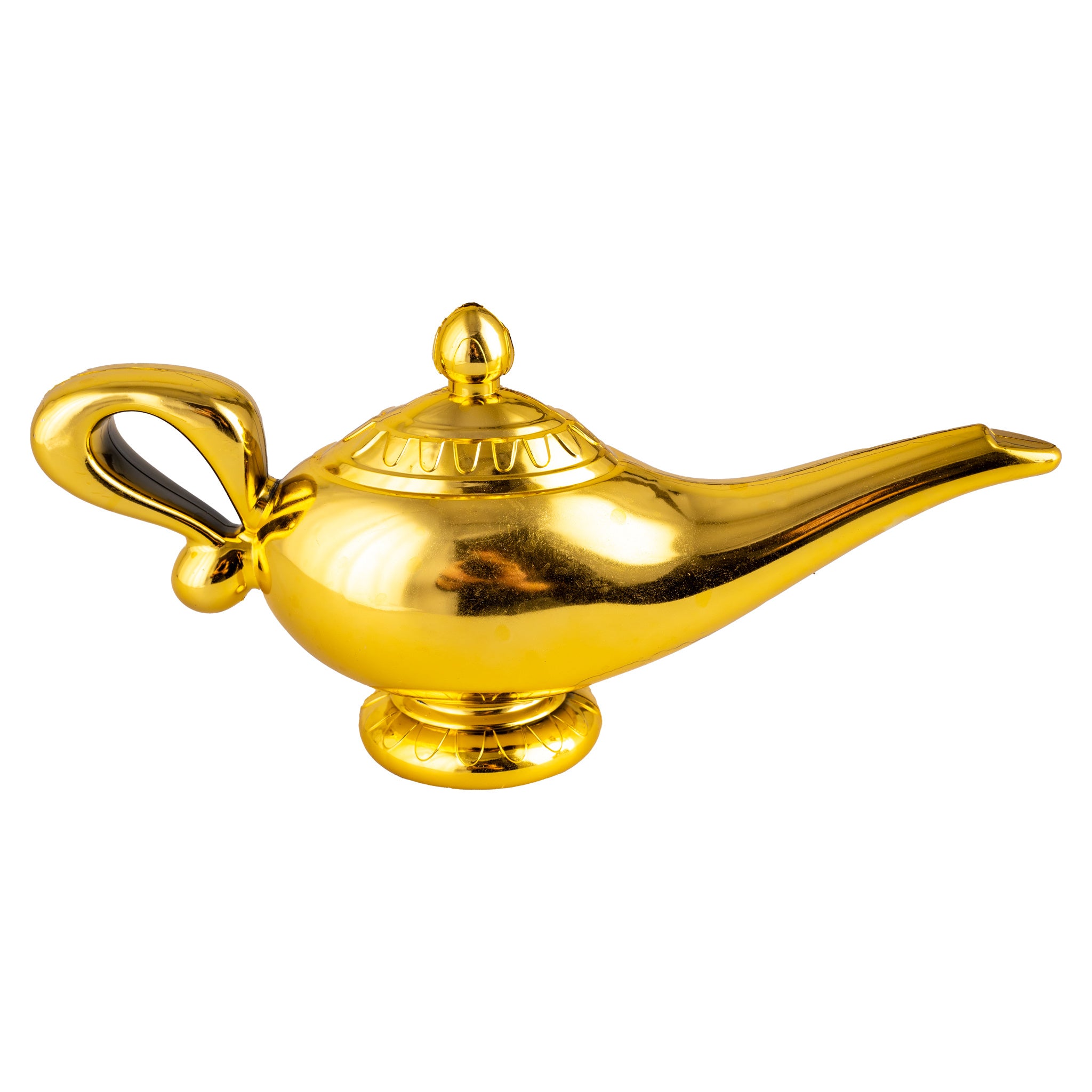 Aladdin lamp goudkleurig plastic ca. 25 cm