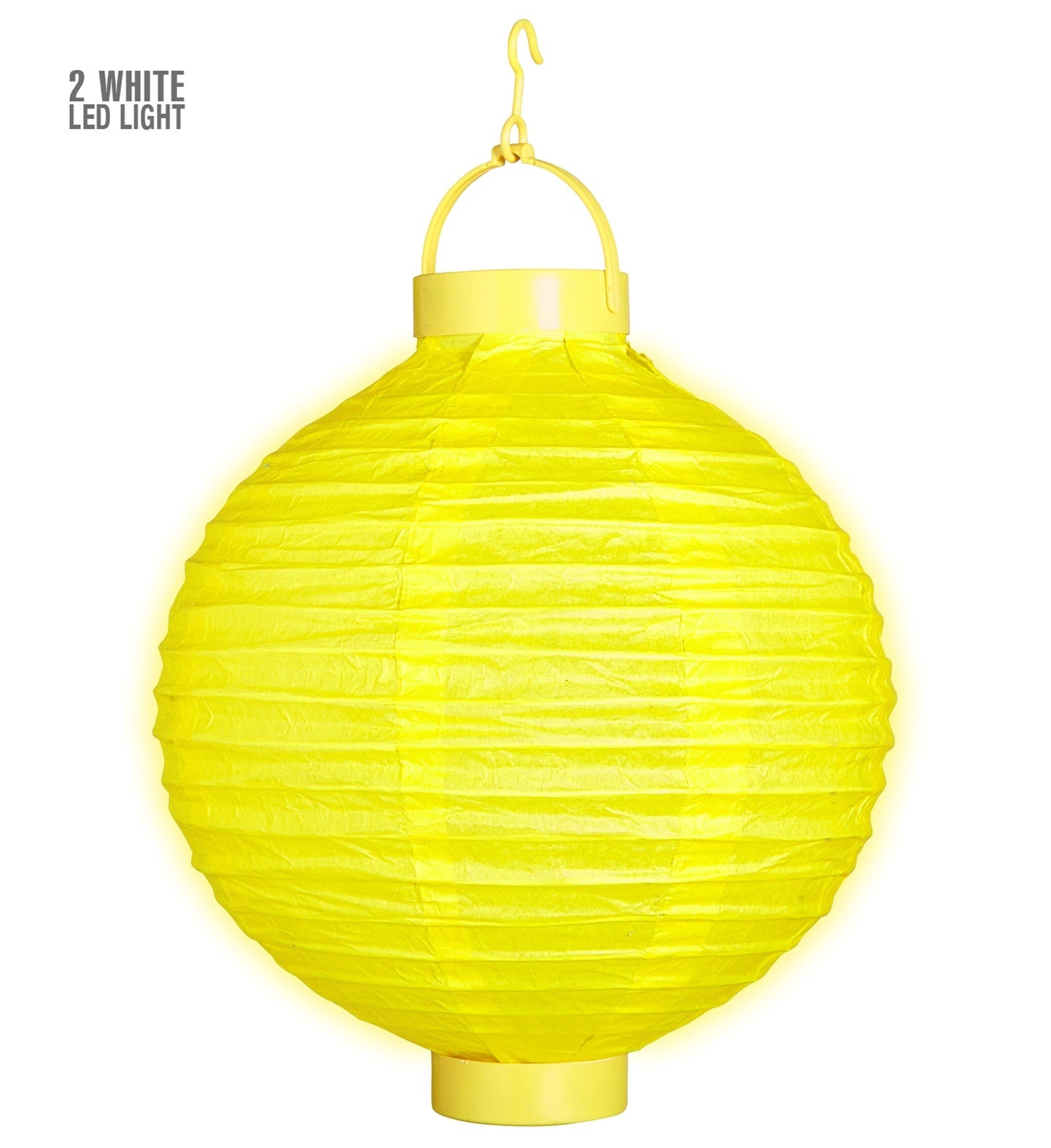 Lampion Met Licht 30Cm Geel