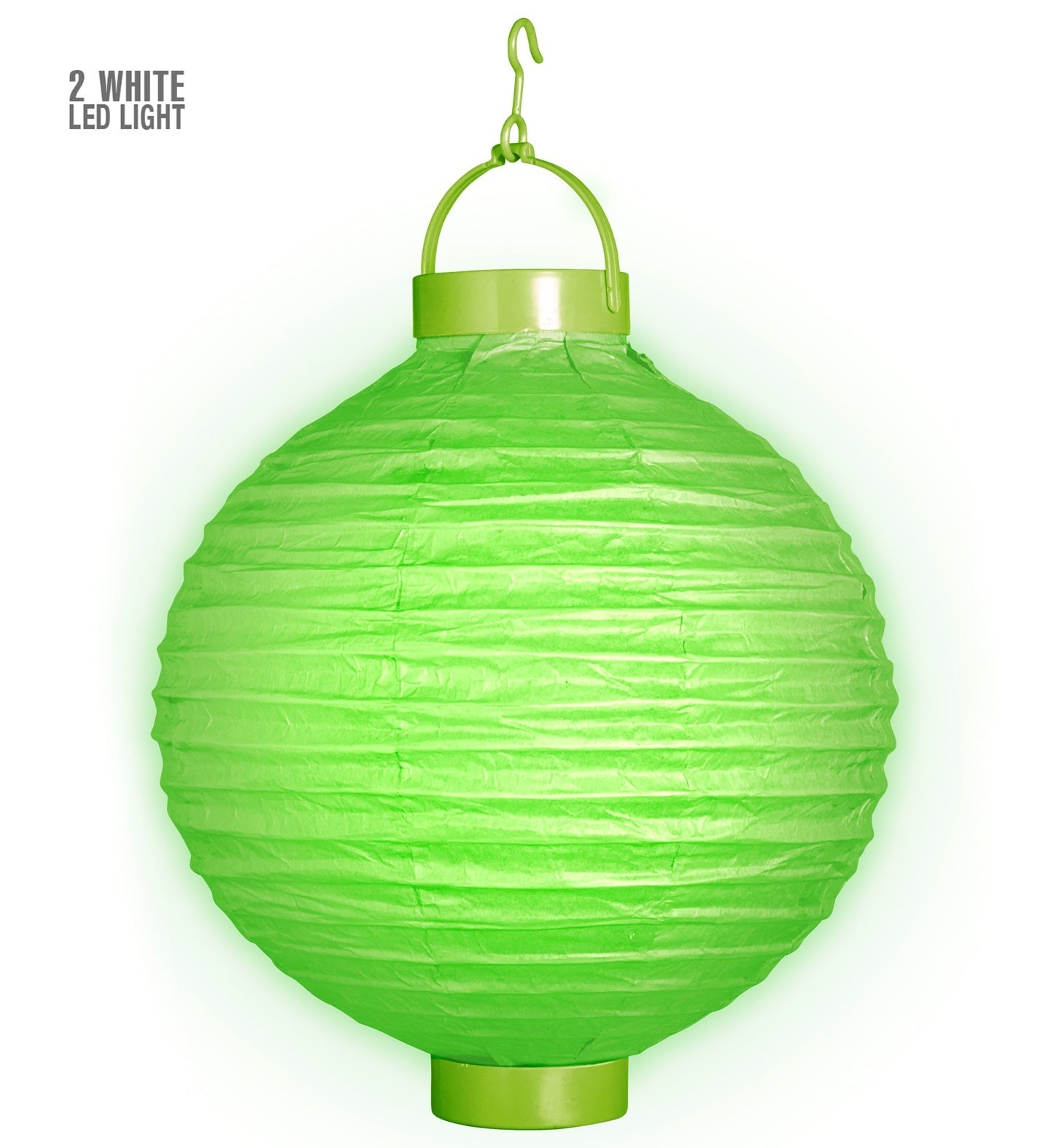 Lampion Met Licht 30Cm Groen