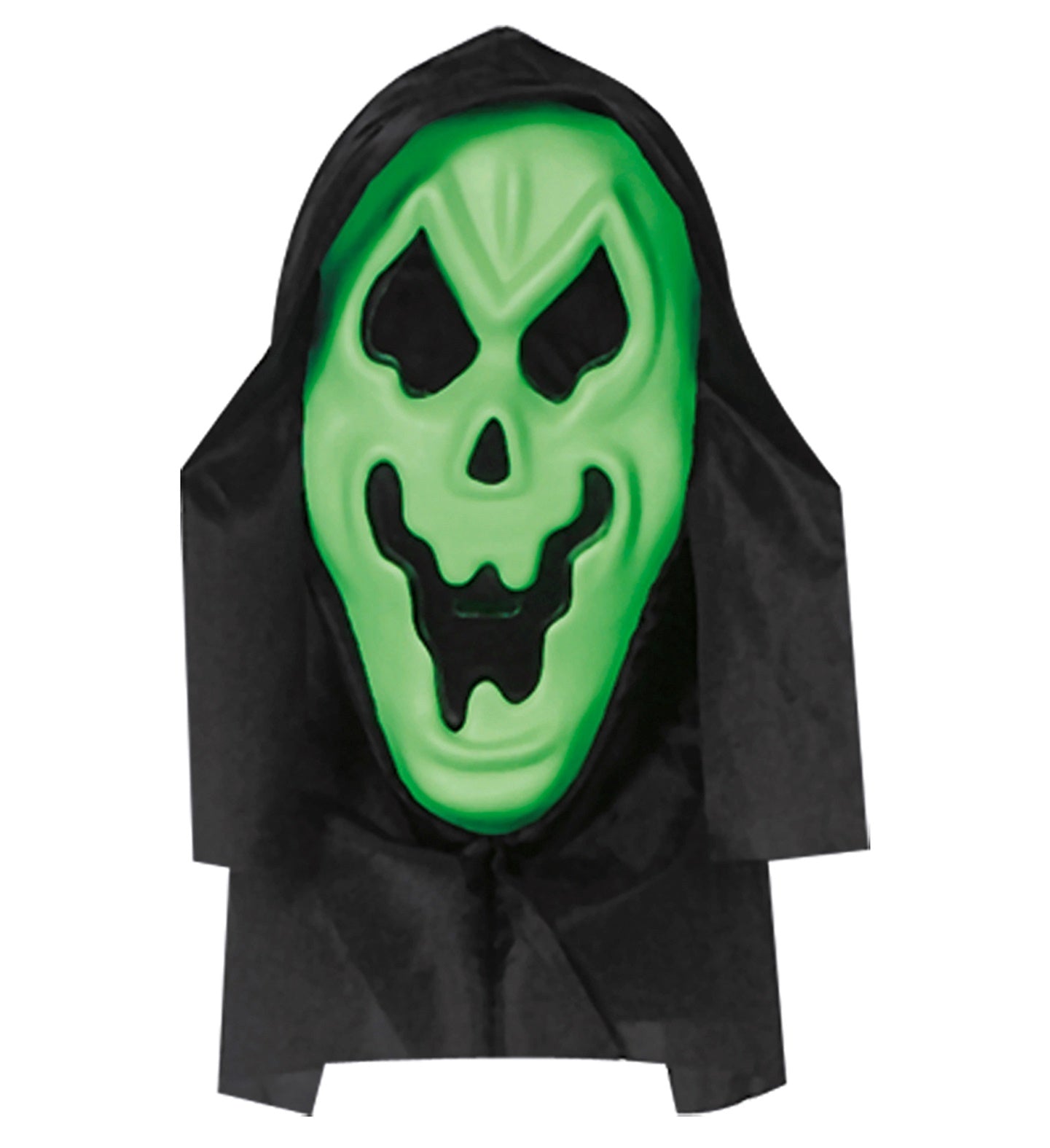 Spannend groen geest masker voor Halloween