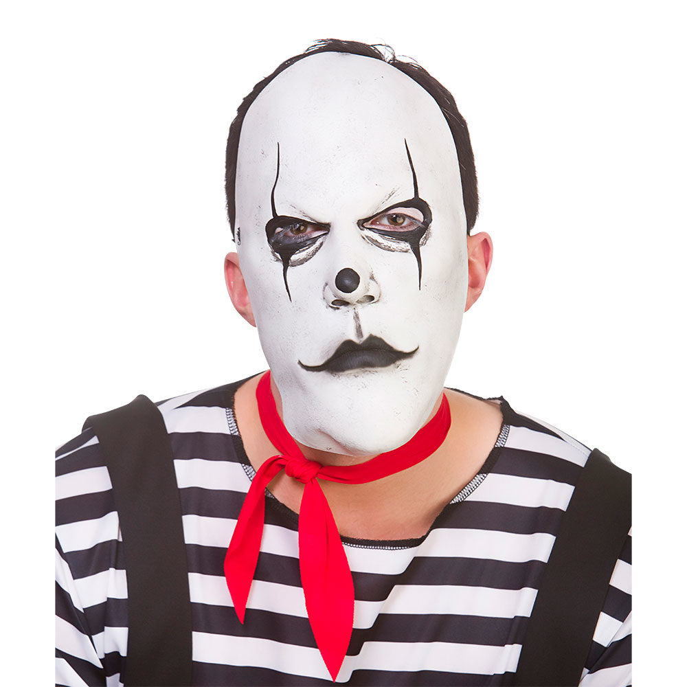 Mooi masker mime artiest Daan latex