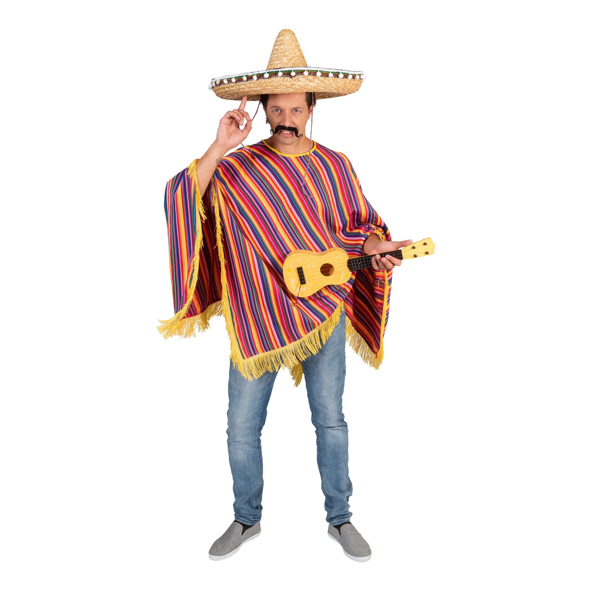 Leuke Mexicaanse Poncho Tequila Sunrise S-L