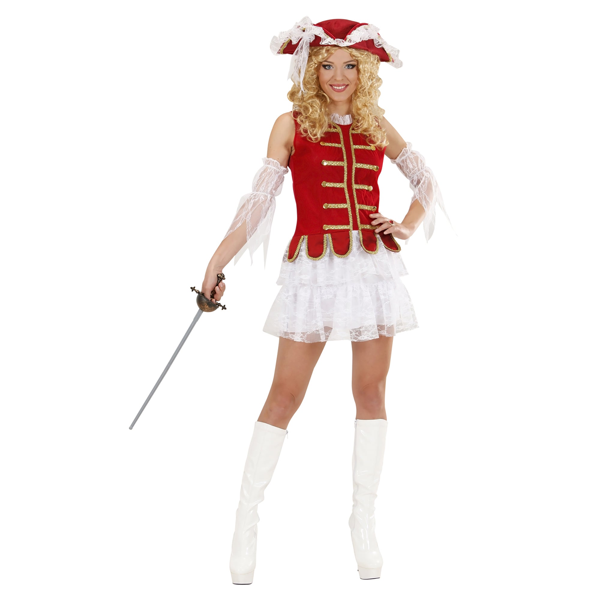 "Sexy musketiers outfit voor vrouwen  - Verkleedkleding - Large"