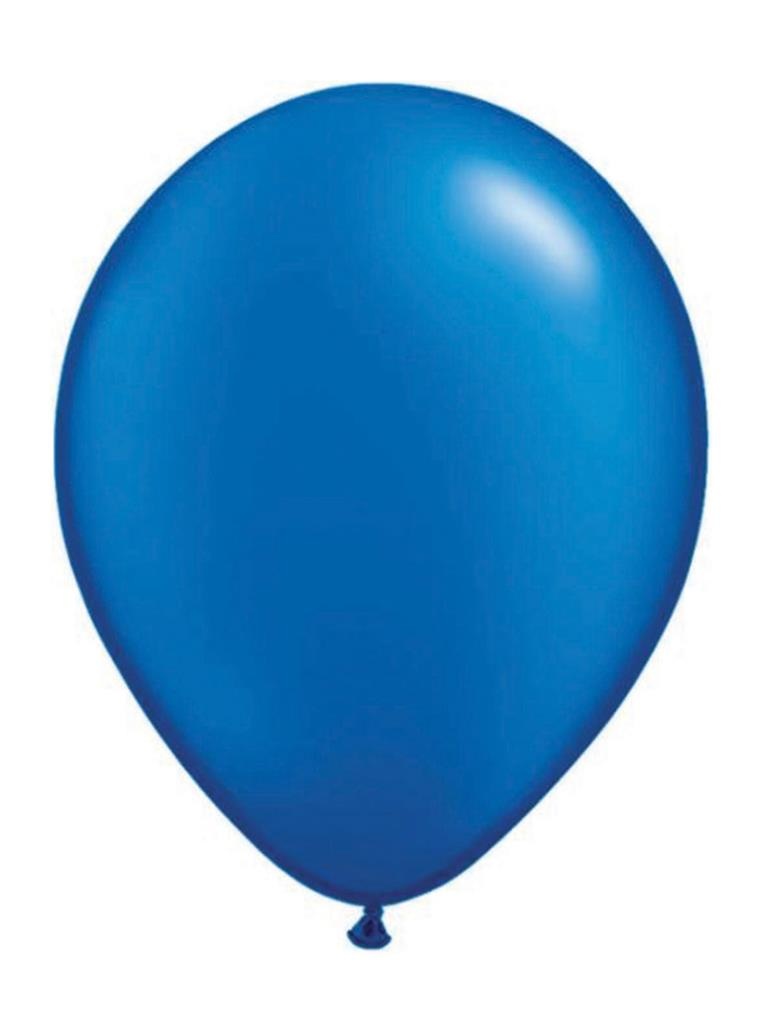 Mooie navy blauwe latex ballonnen 100st.