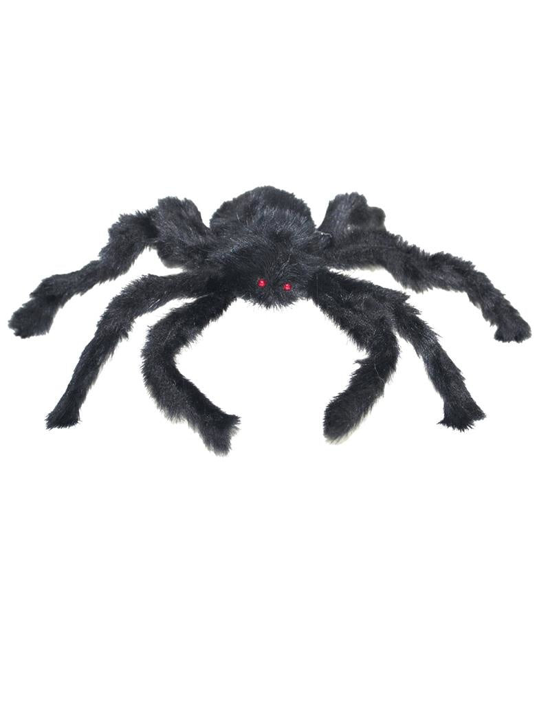 Halloween Spin Harig Zwart 50cm