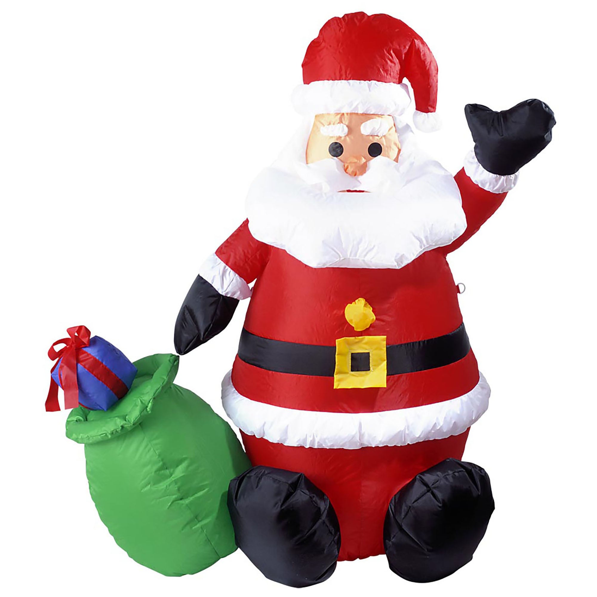 Opblaasbare Kerstman  - Feestdecoratiebord - One size