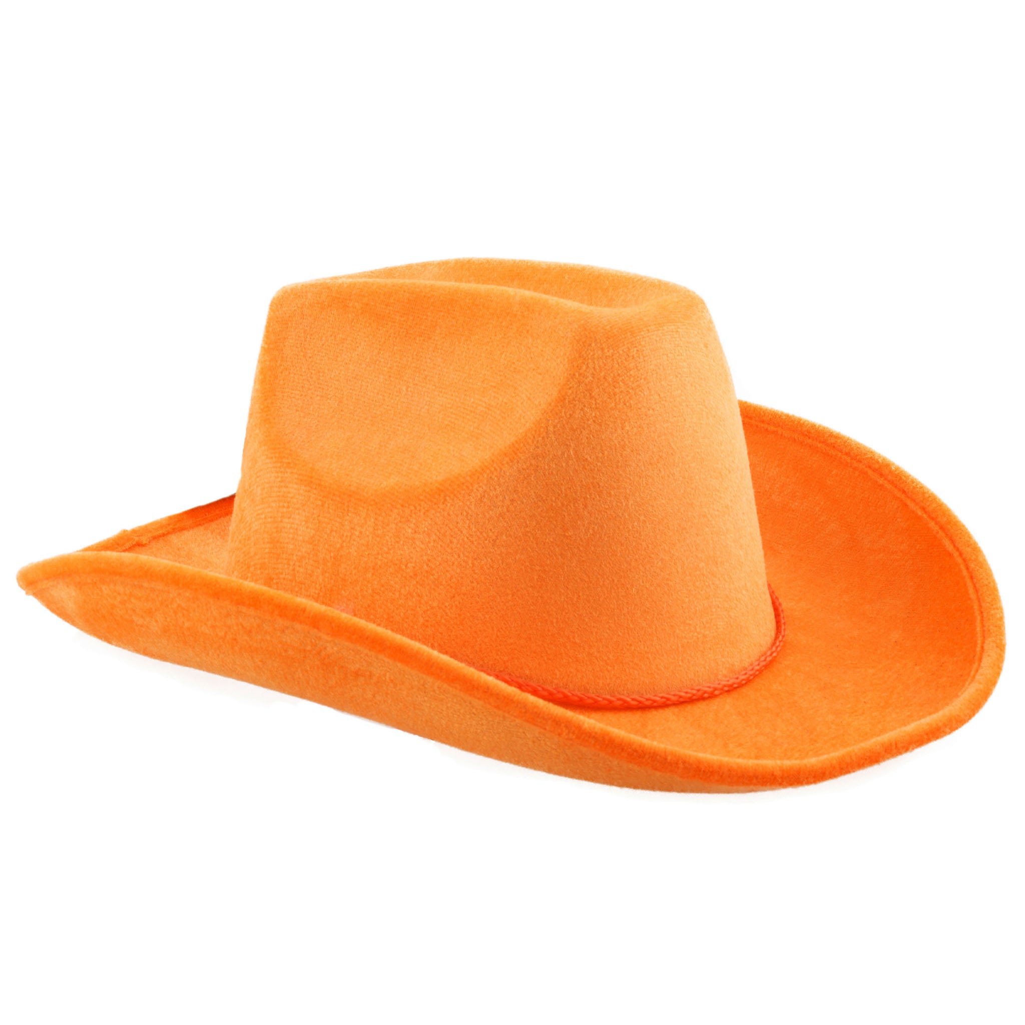 Leuke oranje cowboyhoed