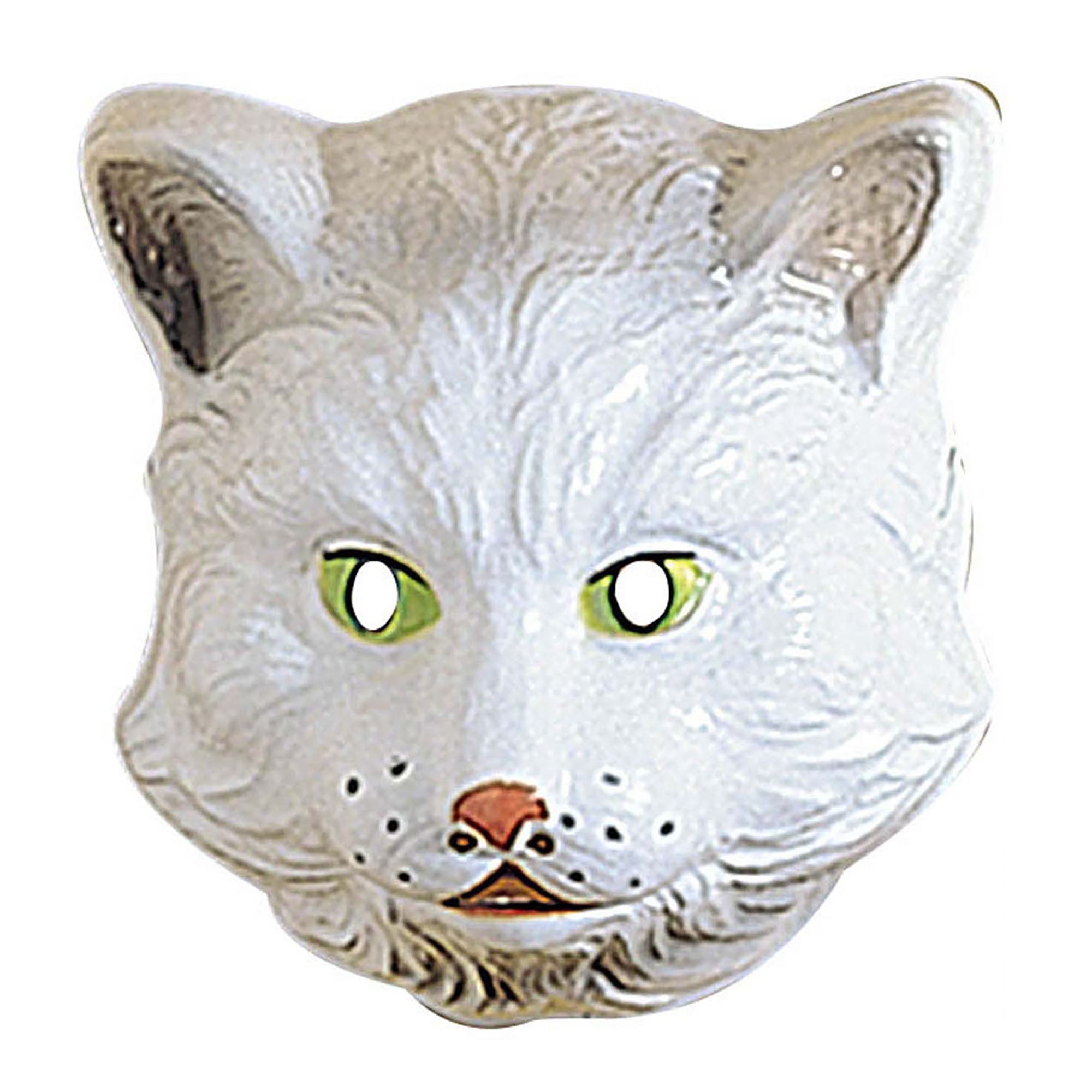 Carnavalstoebehoren Plastic kindermasker, poes