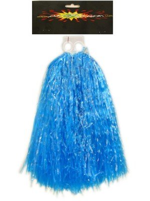 Pom pom Cheerleader ringgreep blauw