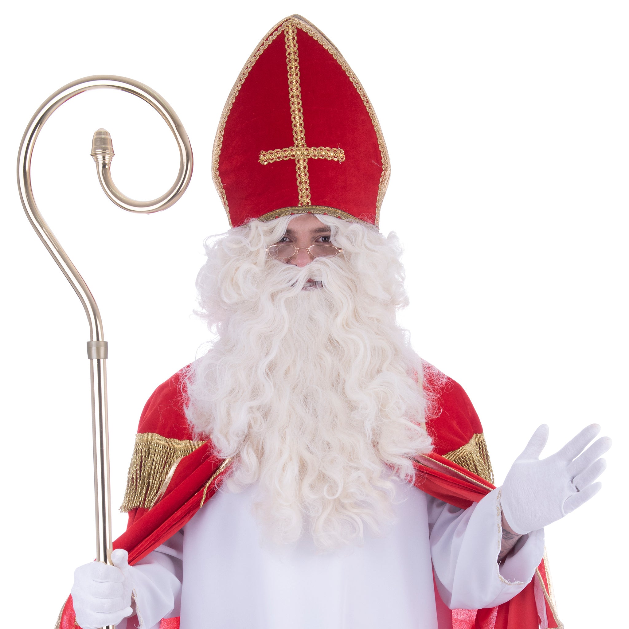 Sinterklaas pruik met baard