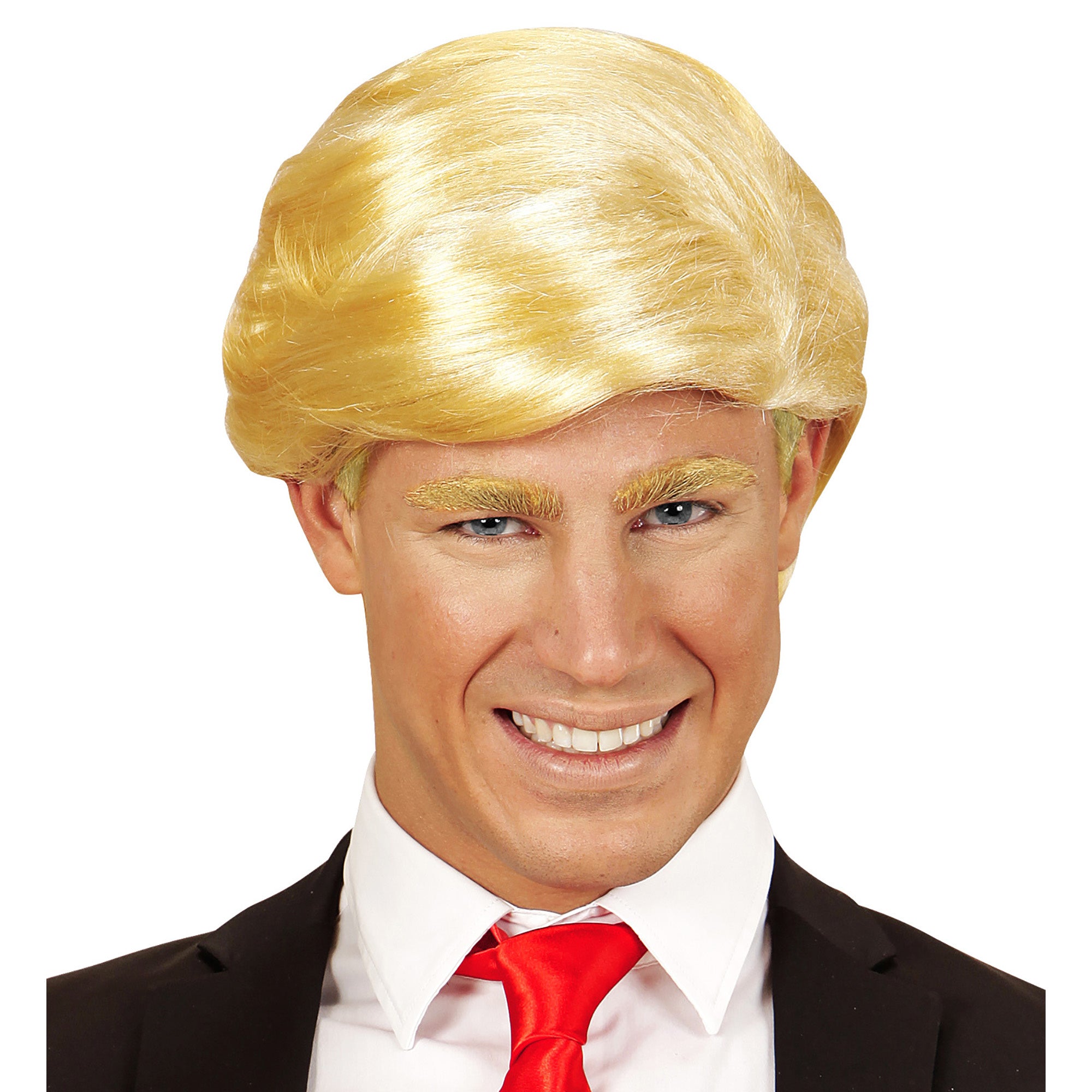 Widmann - President Kostuum - Pruik President Trump - blond - Carnavalskleding - Verkleedkleding