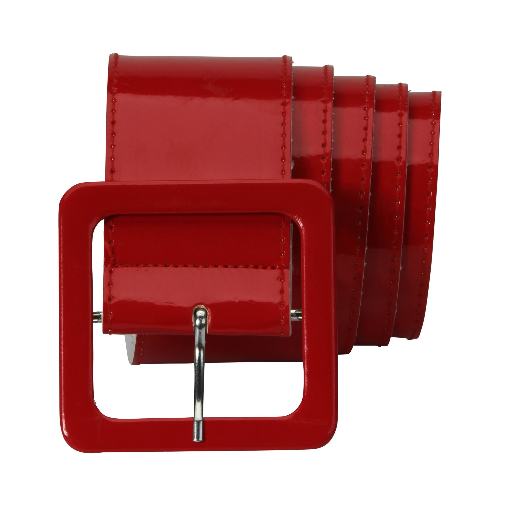 Widmann - Jaren 80 & 90 Kostuum - Rode Riem Vinyl - rood - Carnavalskleding - Verkleedkleding