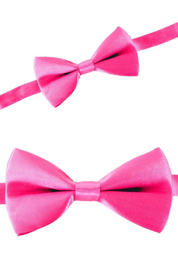 Roze verkleed vlinderstrikje 12 cm voor dames/heren - Roze thema verkleedaccessoires/feestartikelen - Vlinderstrikken/vlinderdassen met elastieken sluiting