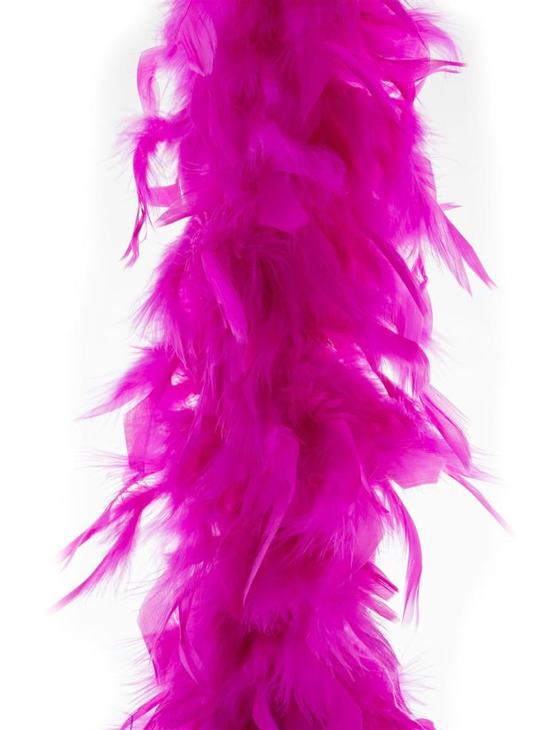 Mooie roze/fuchsia veren boa 90gram