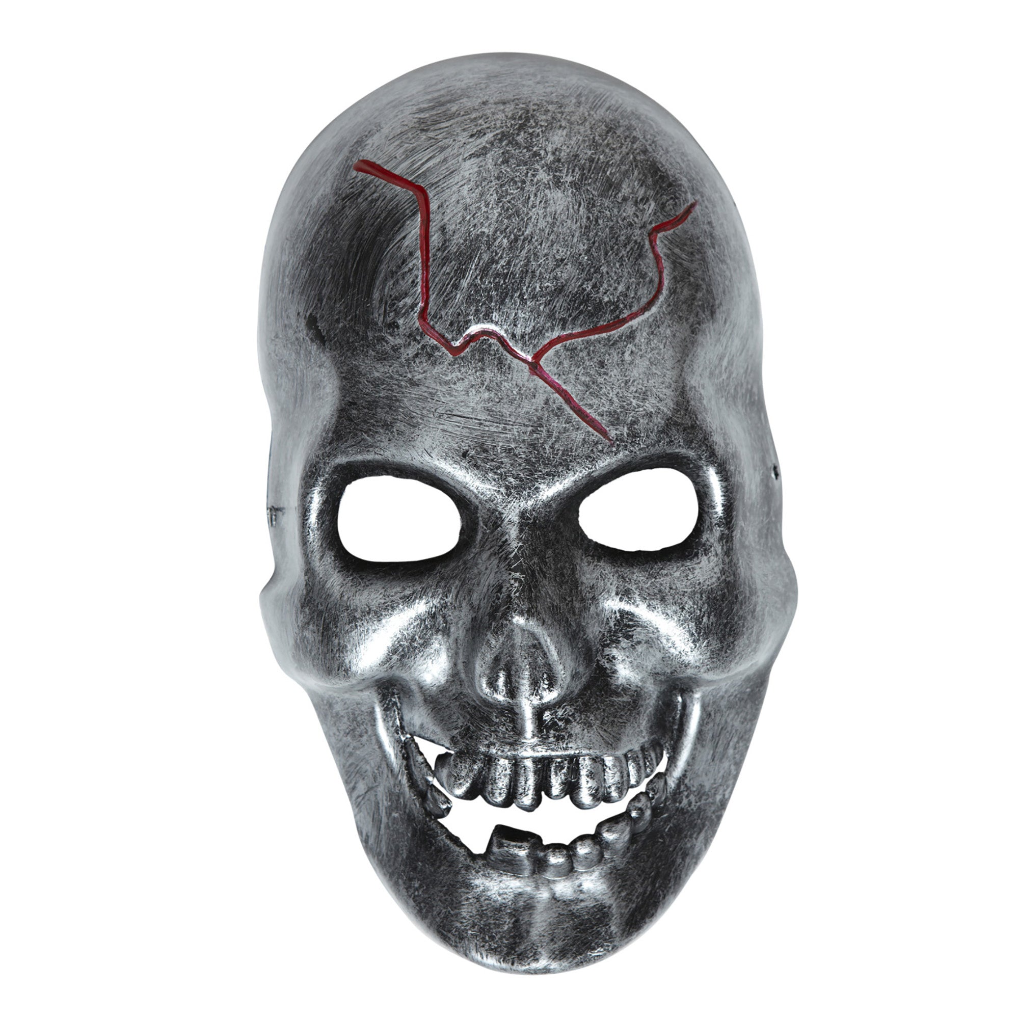 Accessoires voor Halloween schedelmasker metaal look