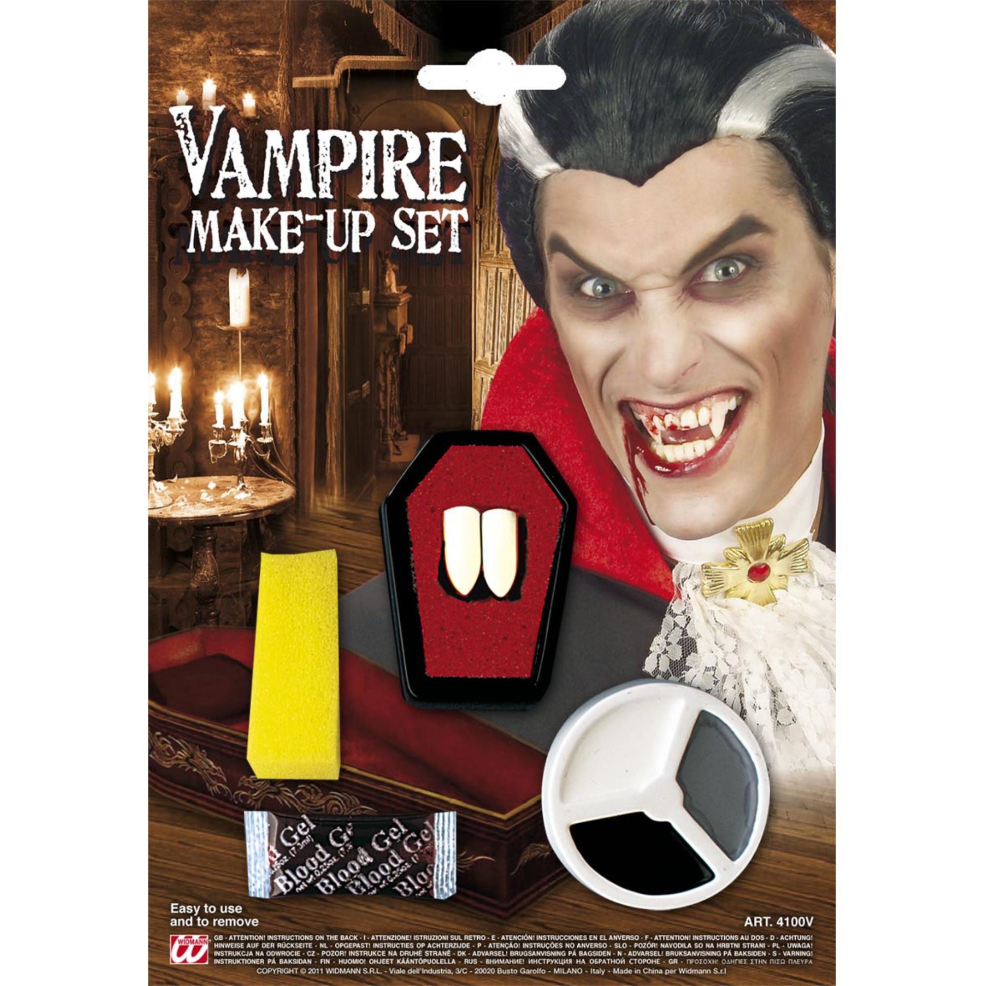 Accessoires voor Halloween Dracula schmink