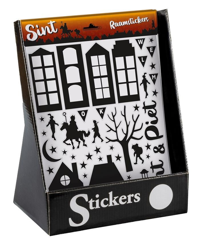 Sinterklaas raamsticker a4 - vel