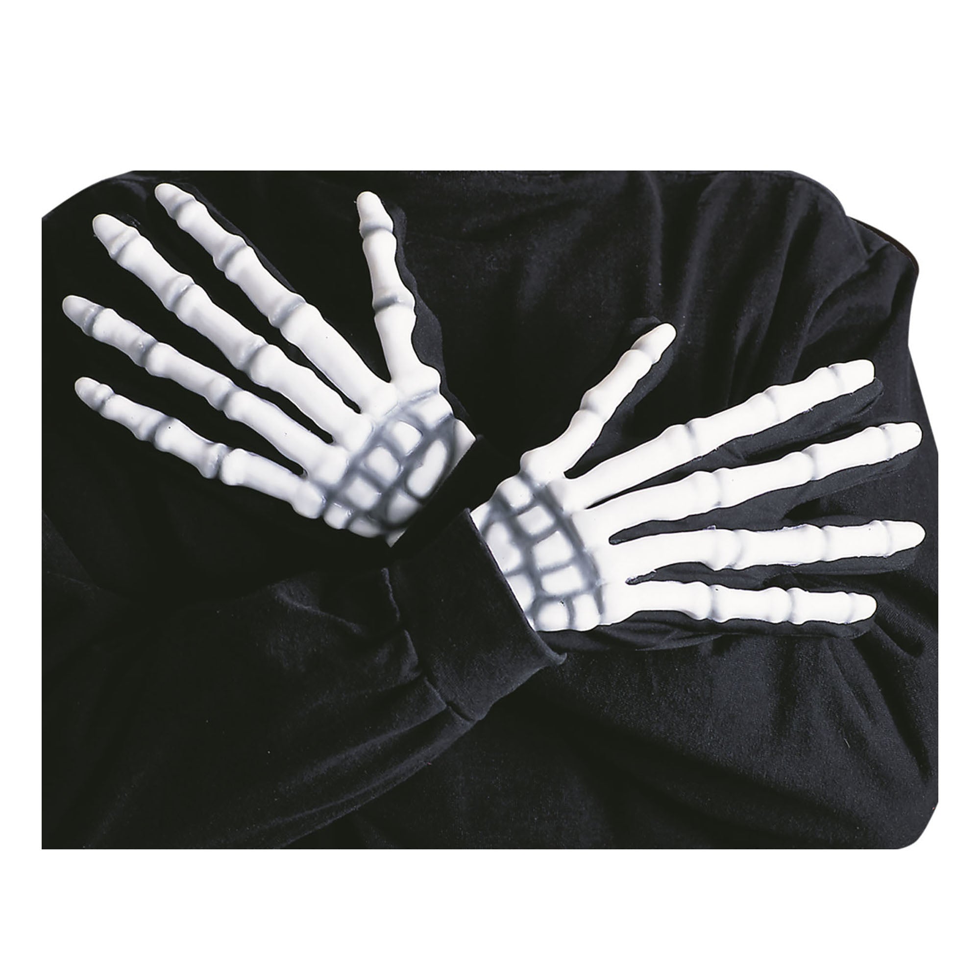 Artikelen voor Halloween witte skelet handschoenen