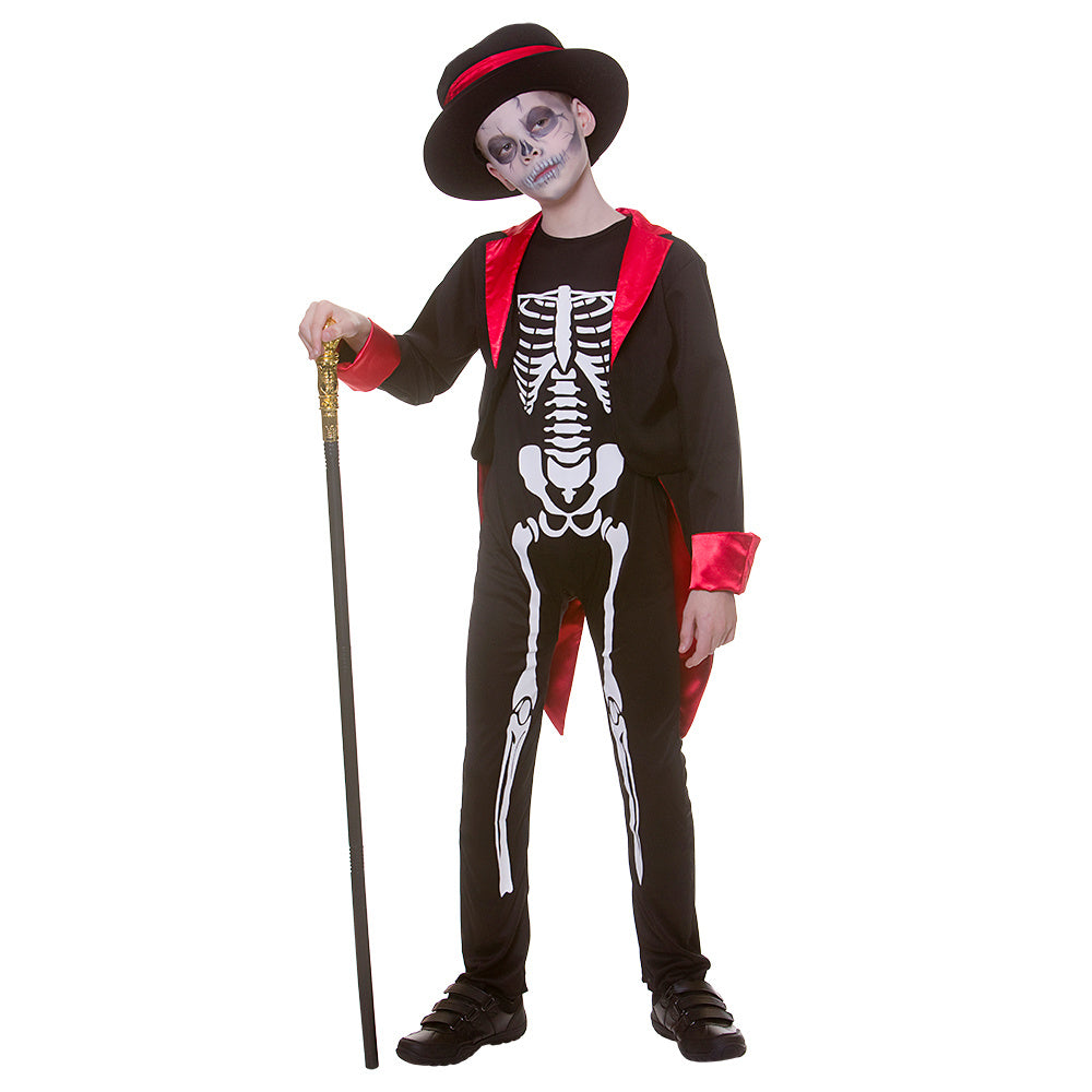 Skelet kostuum kinderen Mr. Skelebones